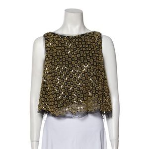 Rachel Comey beaded top /tank size 4 small